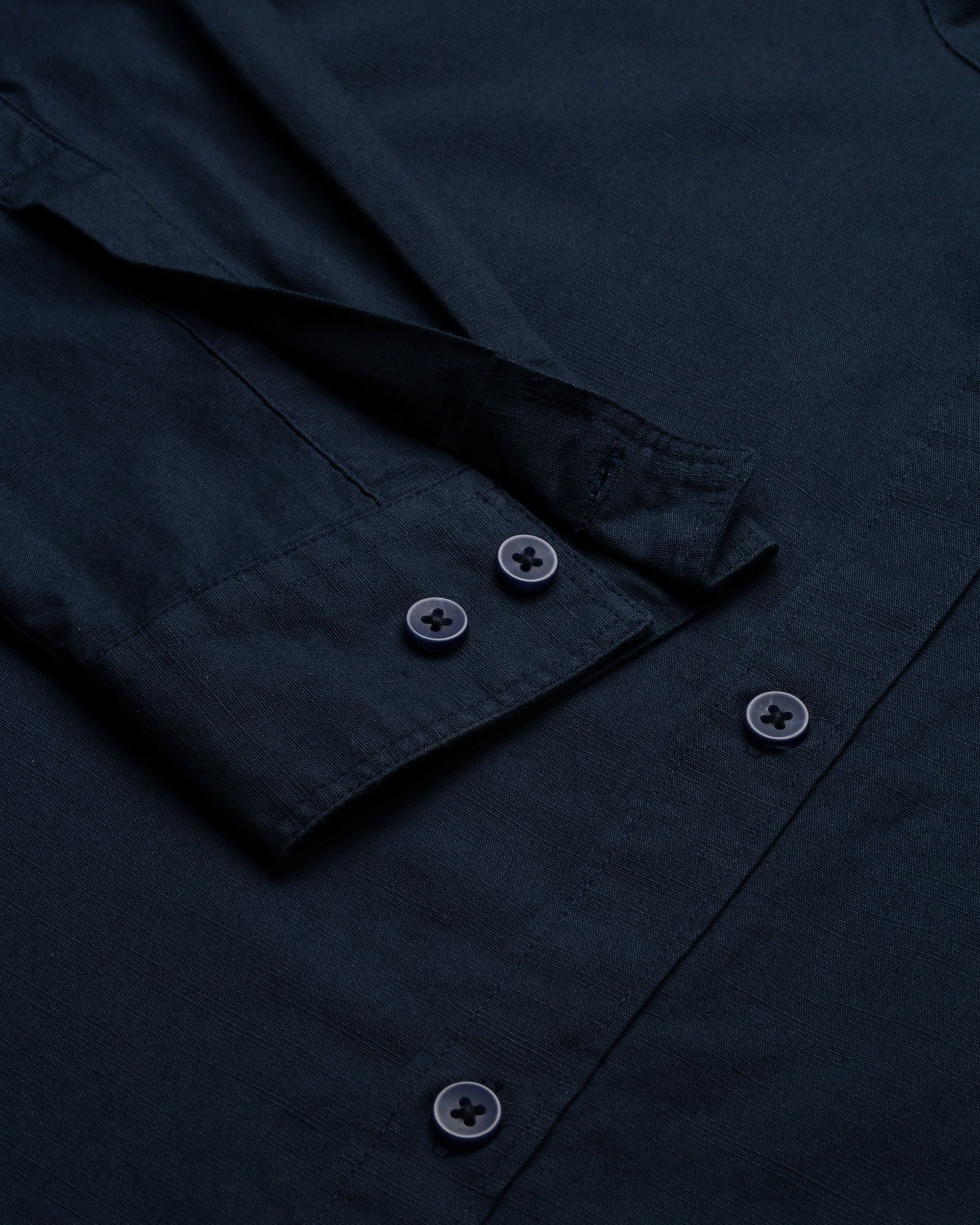 MEN'S SOLID SHIRT WITH MANDARIN COLLAR