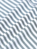 Men Stripes Green Shirts