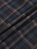 Men Smart Slim Fit Tartan Checks Checked Casual Shirt