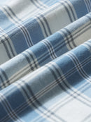 Men Smart Slim Fit Checked Casual Shirt