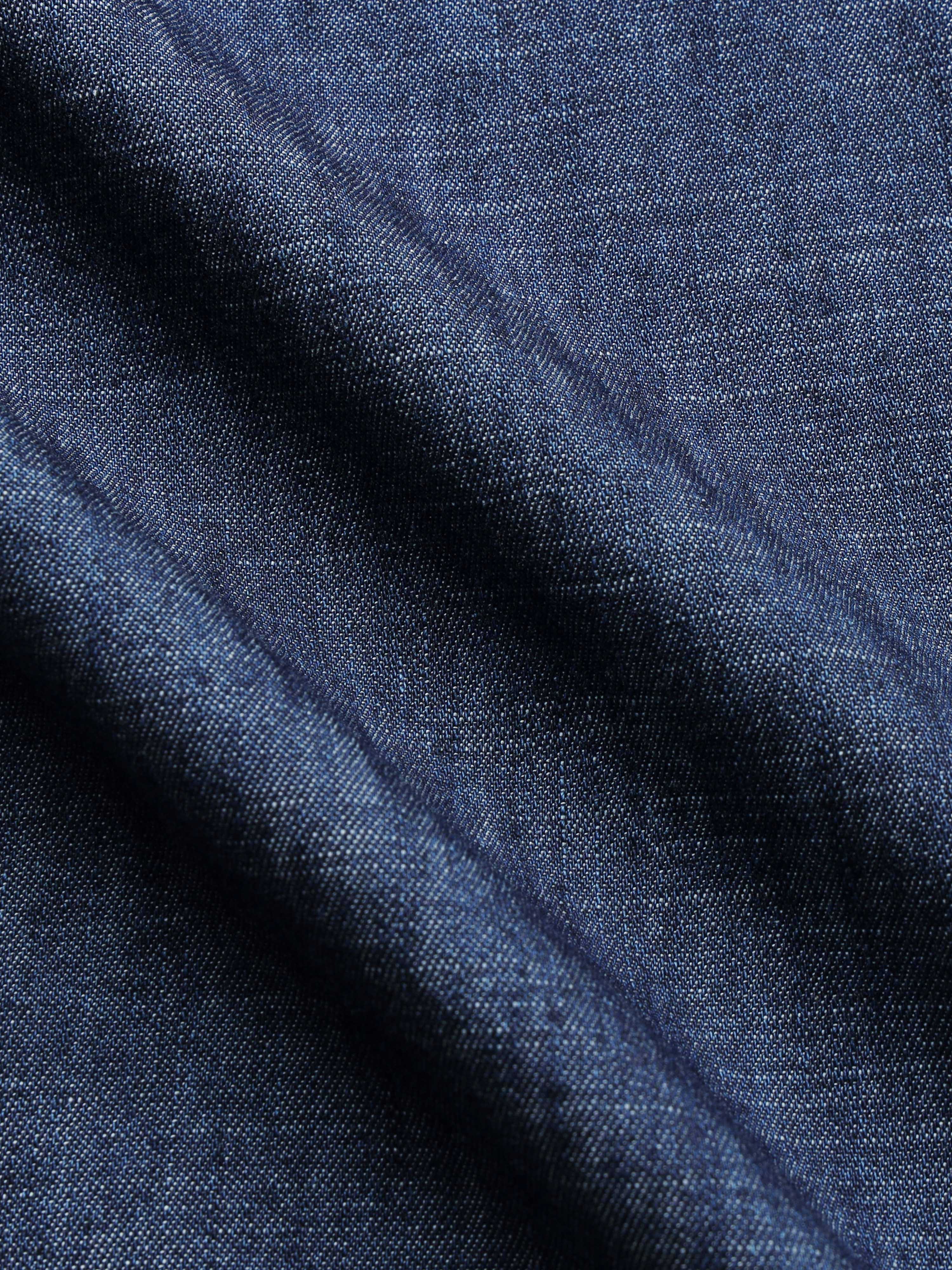 Men's Indigo Denim Slim Fit Shirt