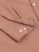 Men Oxford Embroidary Slim Fit Shirt