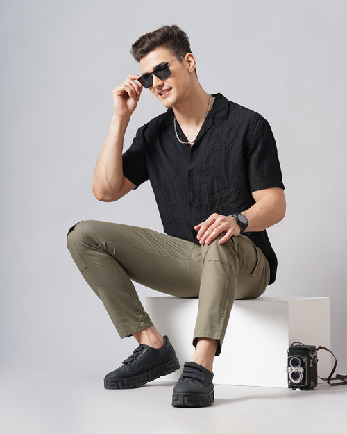 MEN'S SELF DESIGN SHIRT