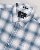 Moklino  Checks Slimfit  Cotton Casual Shirt