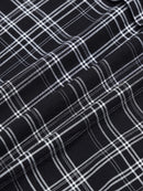 Men's Premium Oxford Black Checks Shirt