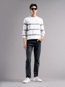 Men Smart Slim Fit Mid-Rise Light Fade Jeans