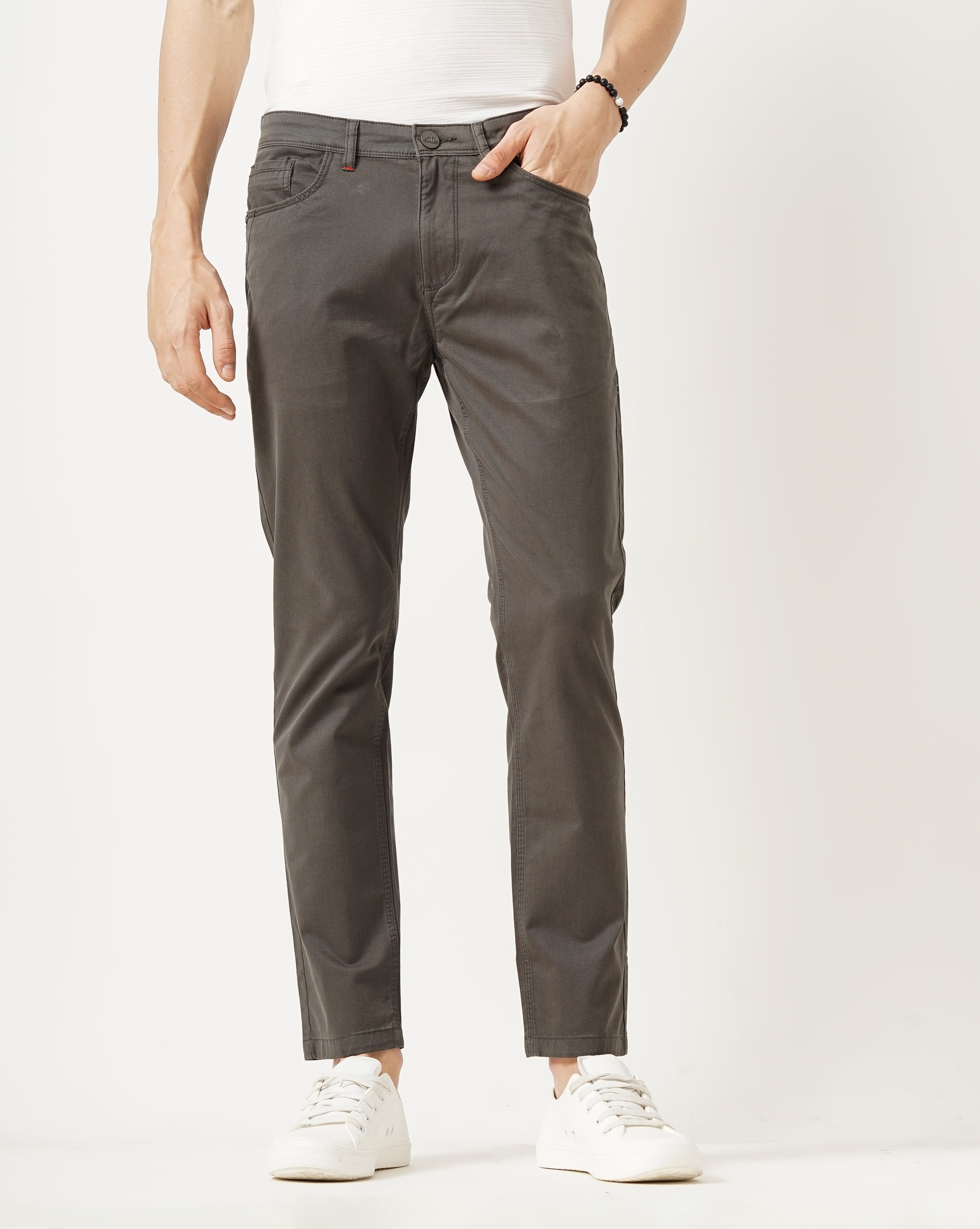 MEN'S ANKLE FIT CASUAL CHINOS
