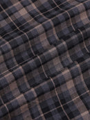 Men's Melange Twill BrownChecks Shirts