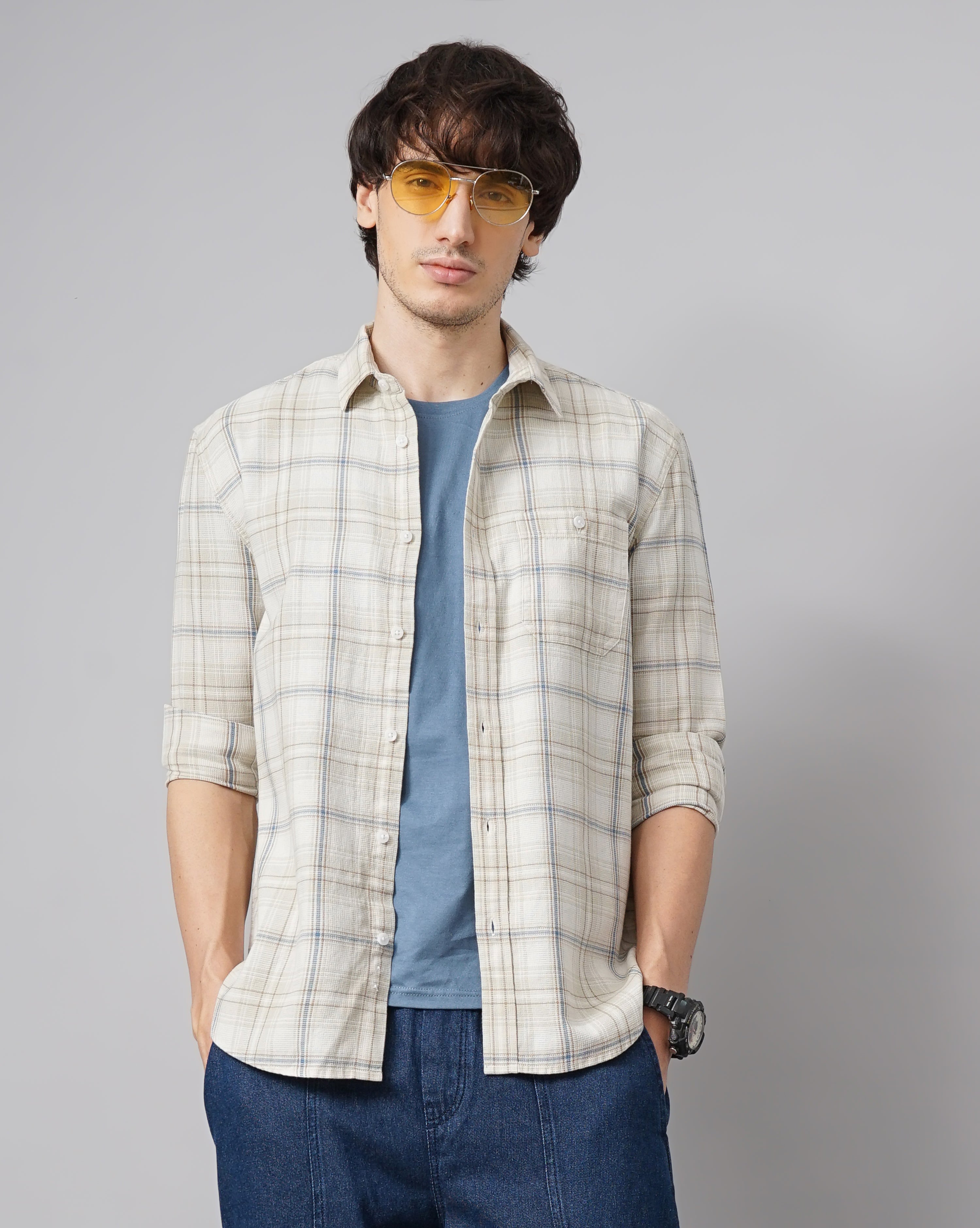 Men's Checks Shirt