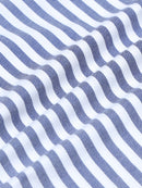 Men Stripes Navy Shirts