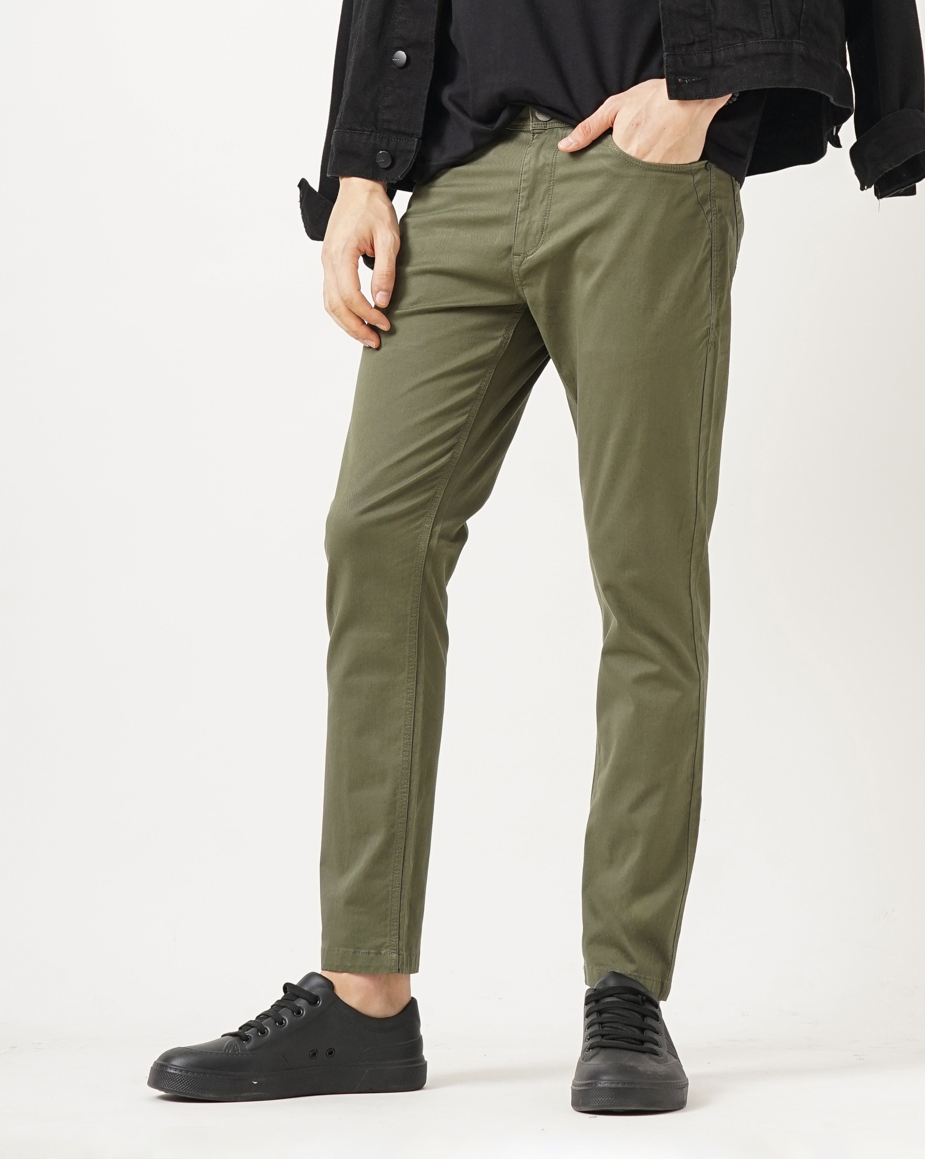 MEN'S ANKLE FIT CASUAL CHINOS