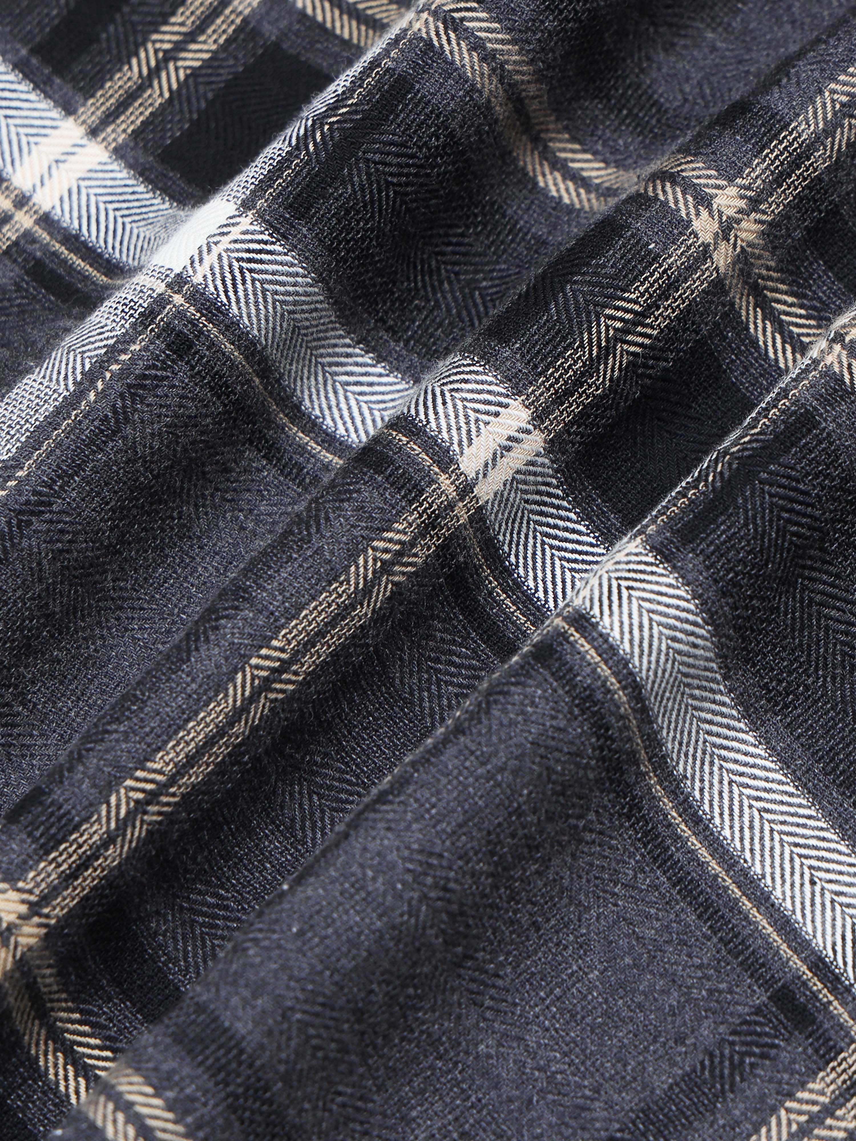 Men's Black Checks Shirt