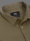 Men Smart Cotton Linen Slim Fit Shirt