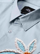 Men Smart Slim Fit Printed Casual Shirt