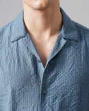 MEN'S Self Design SHIRT