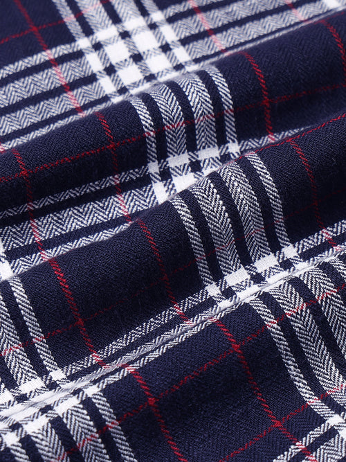 Men Herringbone Checks Shirts