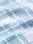 Men's Slub Herringbone Checks Shirt