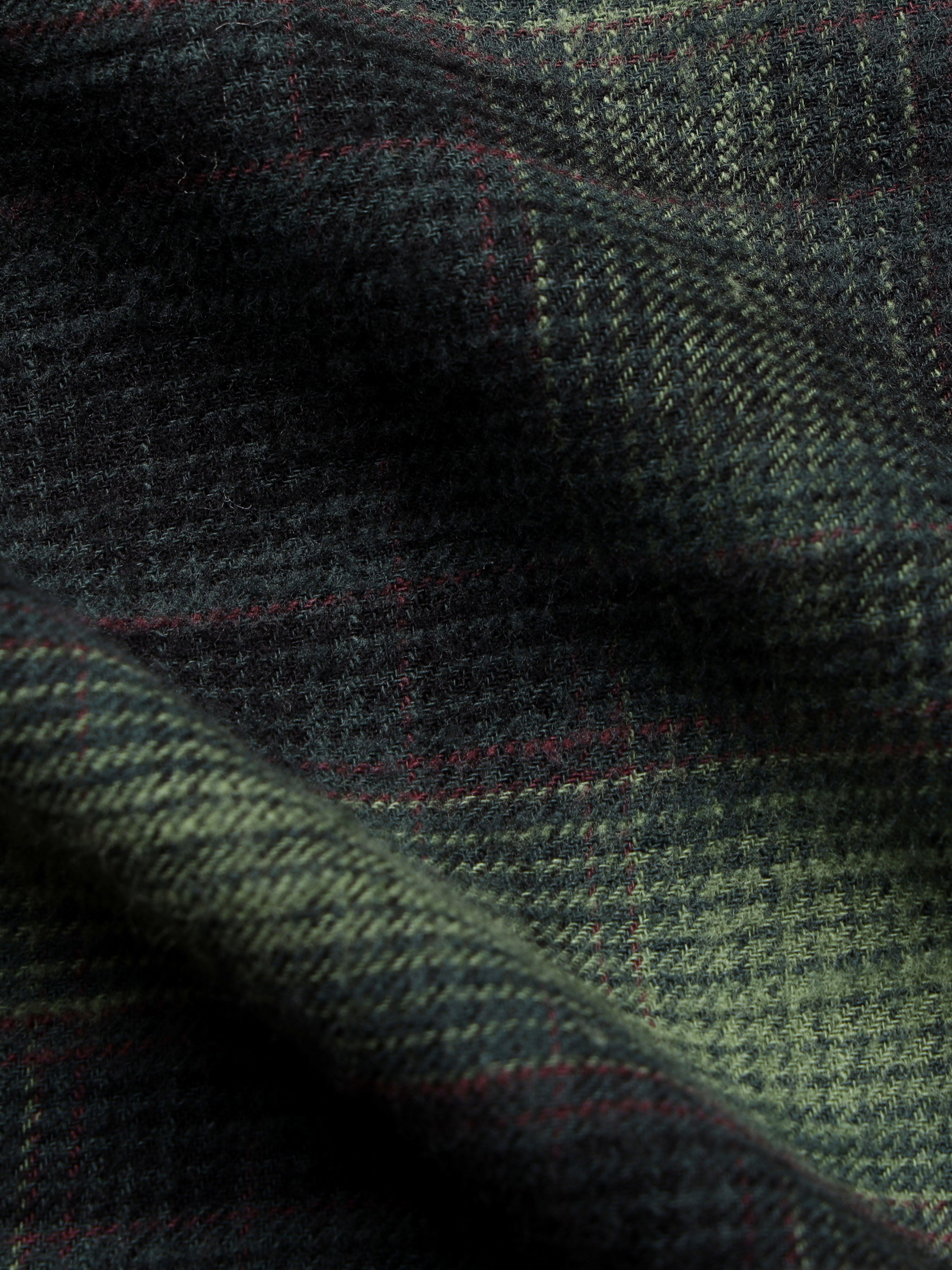 Men's Flannel Checked Slim Fit Shirt