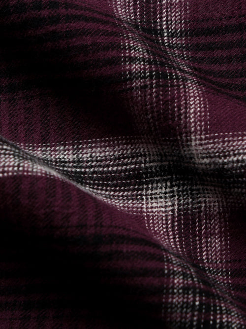 Men's Flannel Checked Slim Fit Shirt