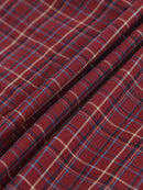 Men Smart Slim Fit Tartan Checks Checked Casual Shirt