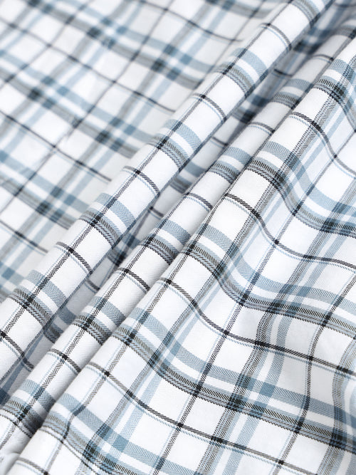 Men Smart Slim Fit Checked Casual Shirt