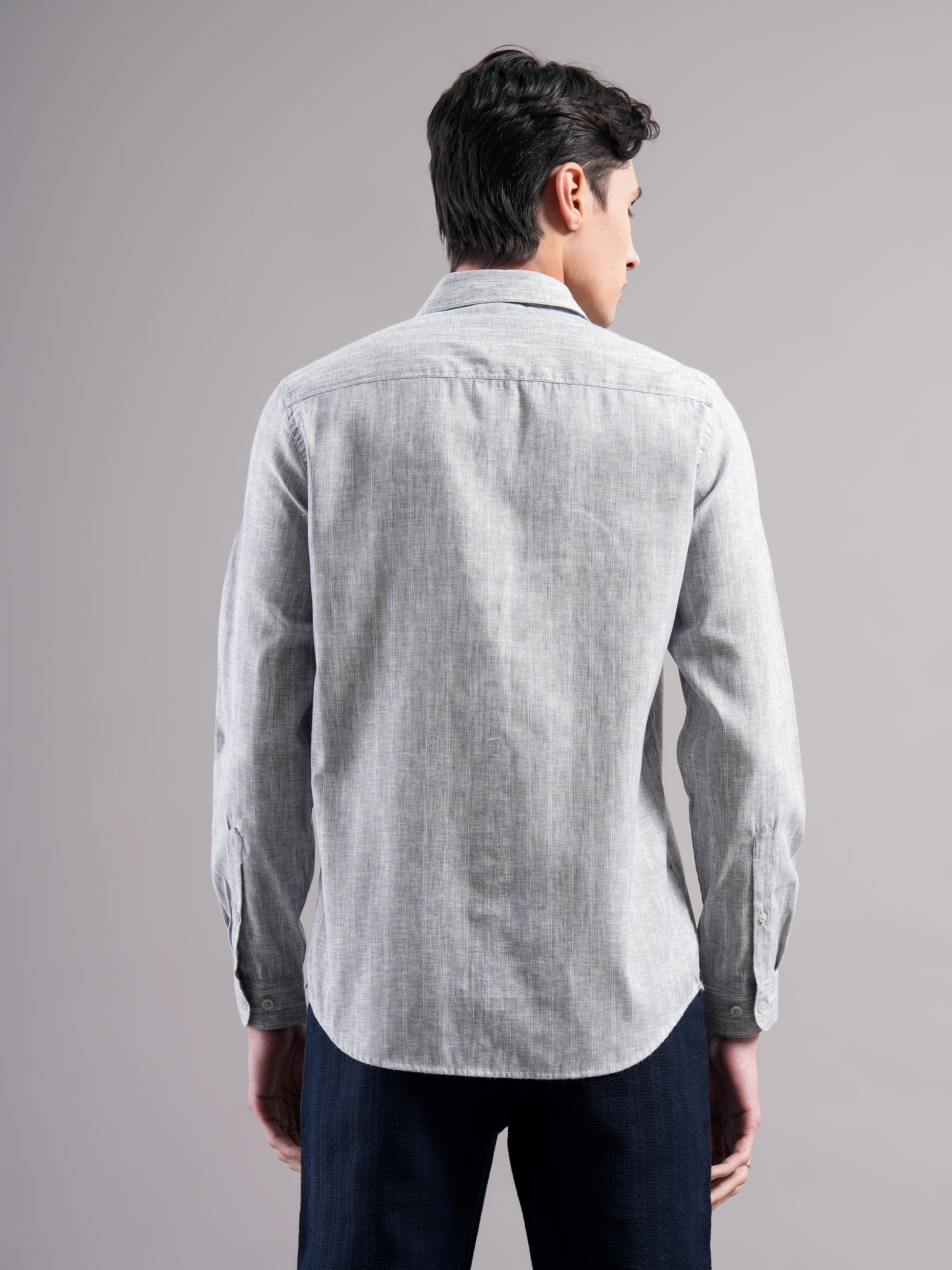 Men Smart Slim Fit Casual Shirt