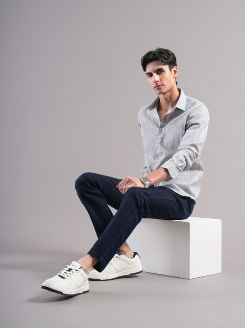 Men Smart Slim Fit Casual Shirt