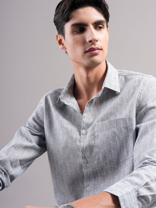 Men Smart Slim Fit Casual Shirt