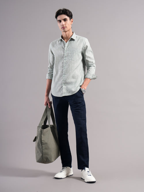 Men Smart Slim Fit Casual Shirt