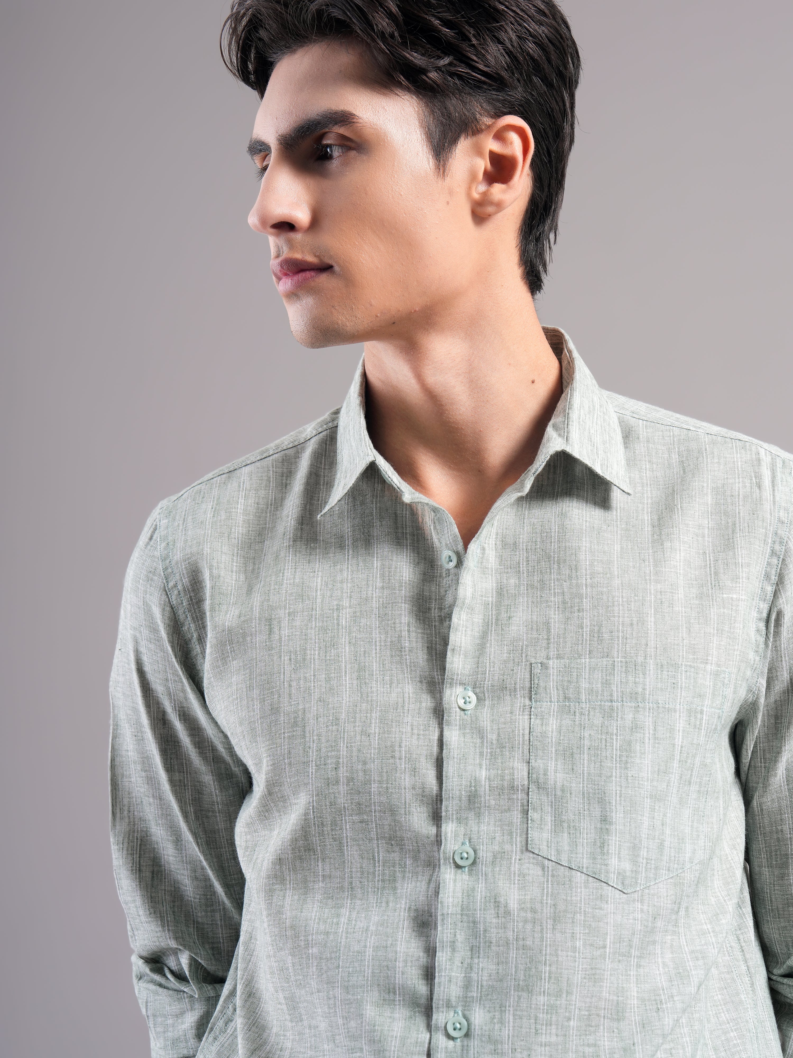 Men Smart Slim Fit Casual Shirt