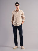 Men Smart Slim Fit Windowpane Checks Checked Casual Shirt