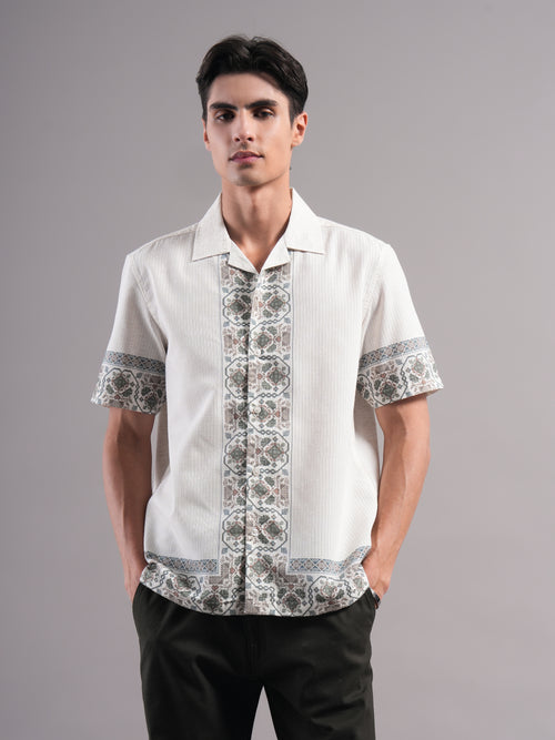 Men Smart Printed Casual Shirt