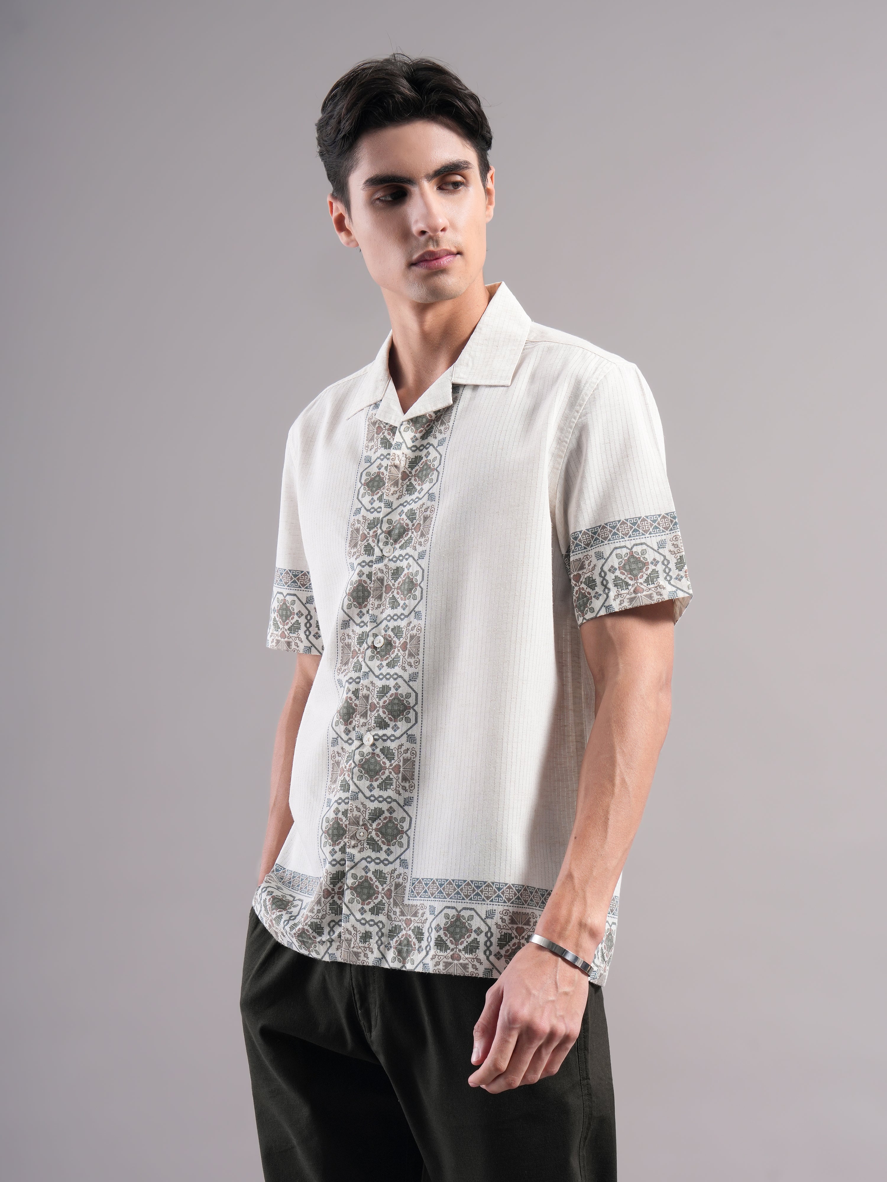 Men Smart Printed Casual Shirt