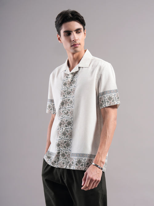 Men Smart Printed Casual Shirt