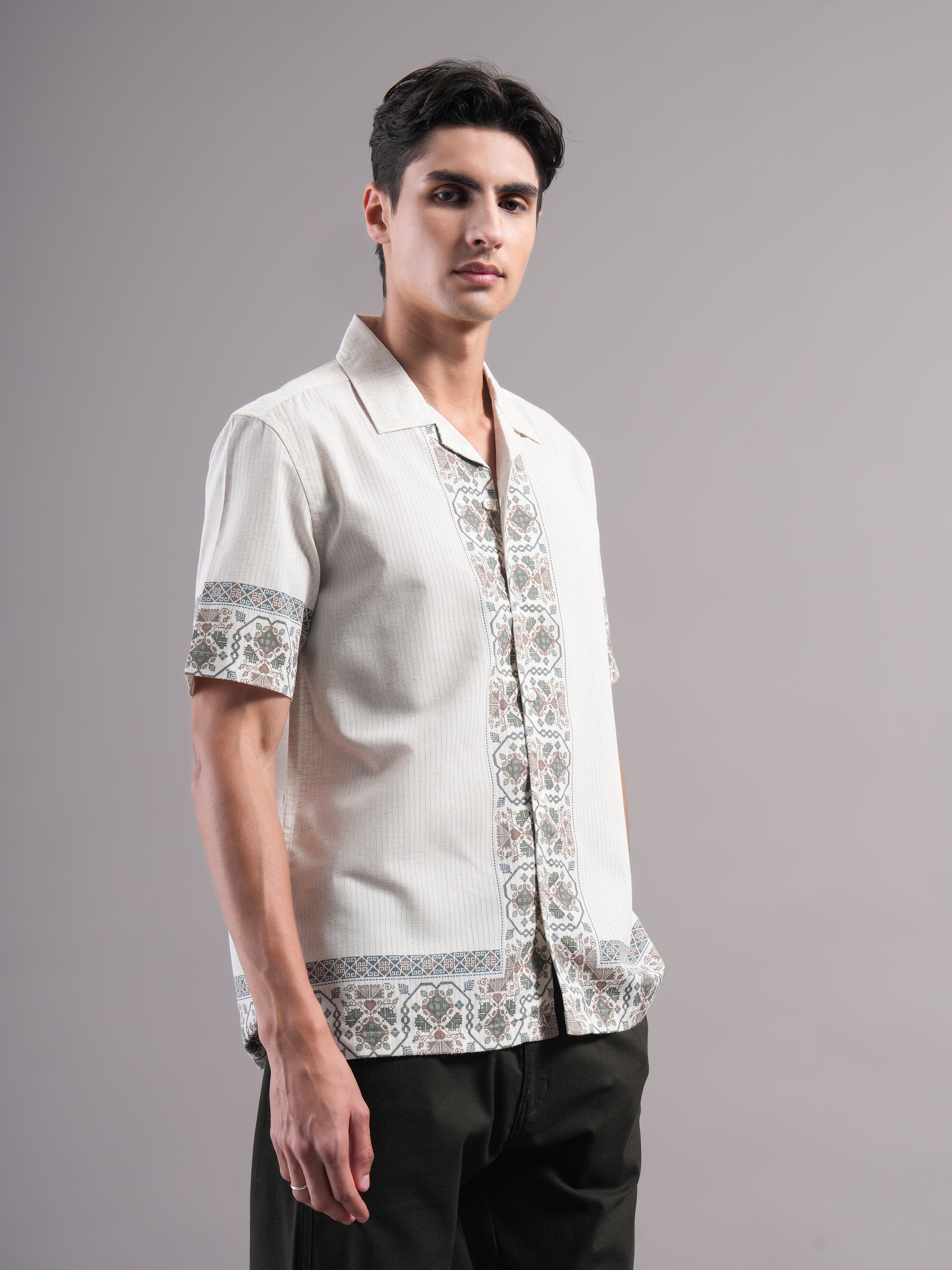 Men Smart Printed Casual Shirt