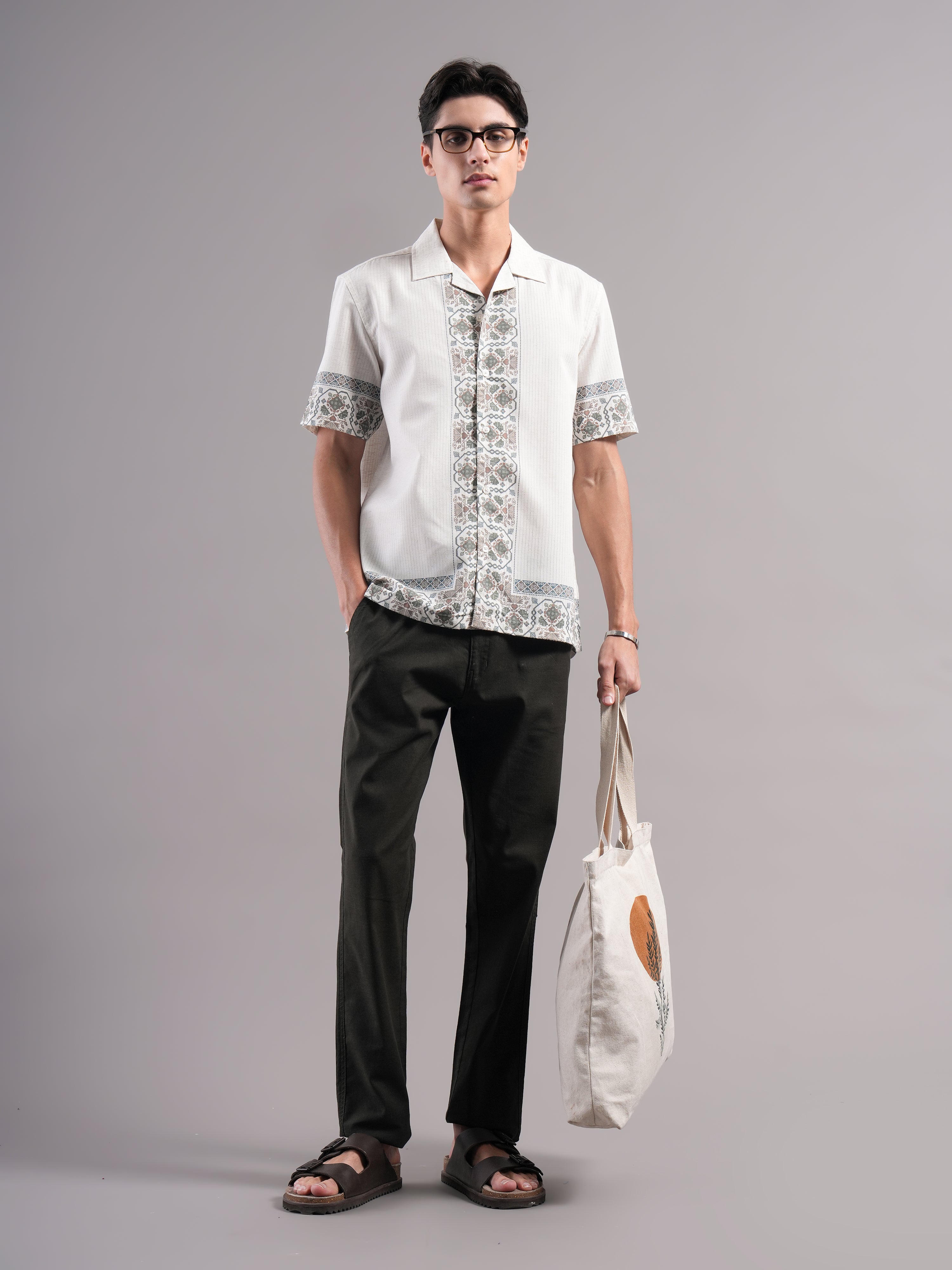 Men Smart Printed Casual Shirt