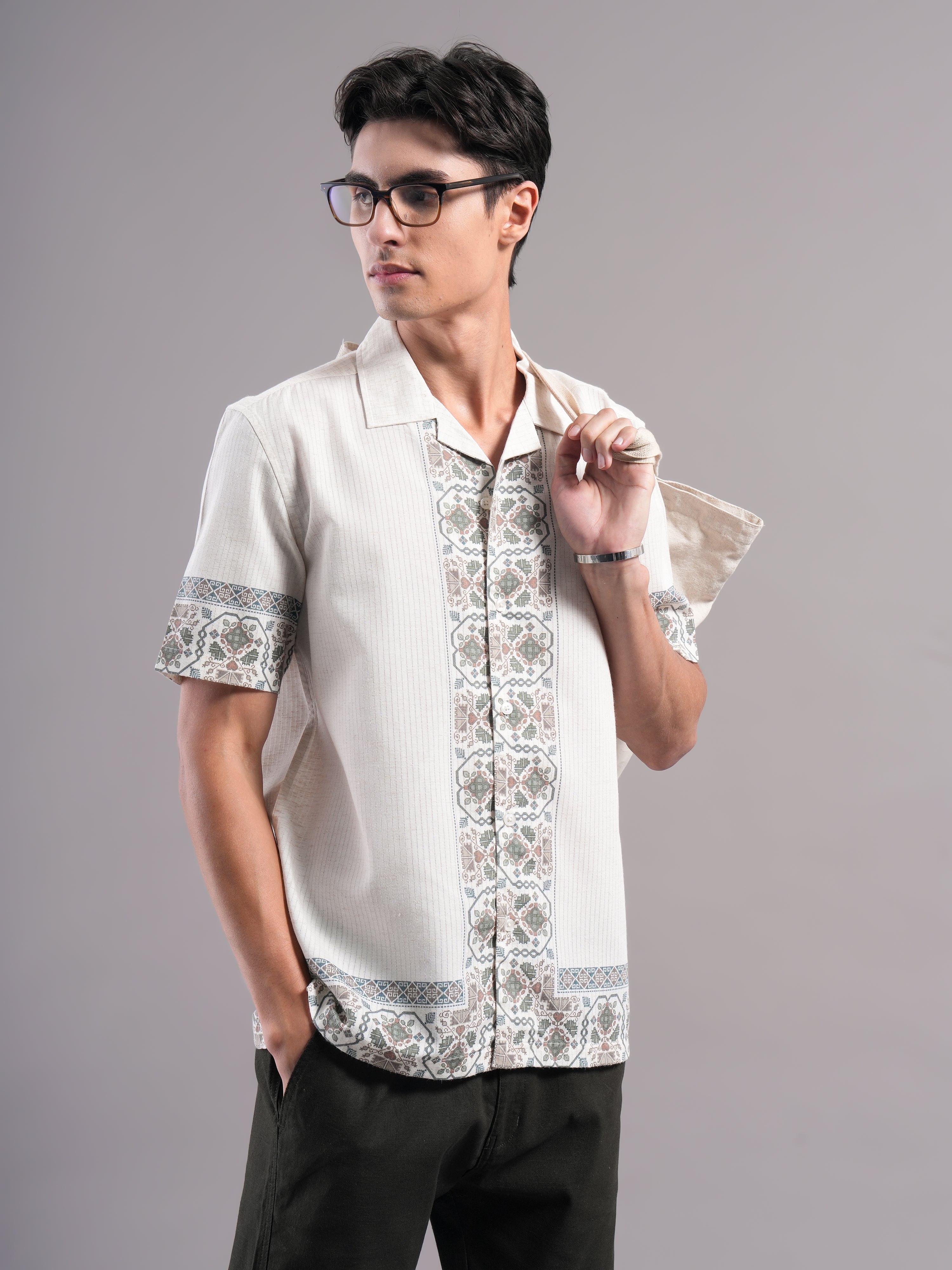 Men Smart Printed Casual Shirt