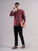 Men Smart Slim Fit Striped Casual Shirt