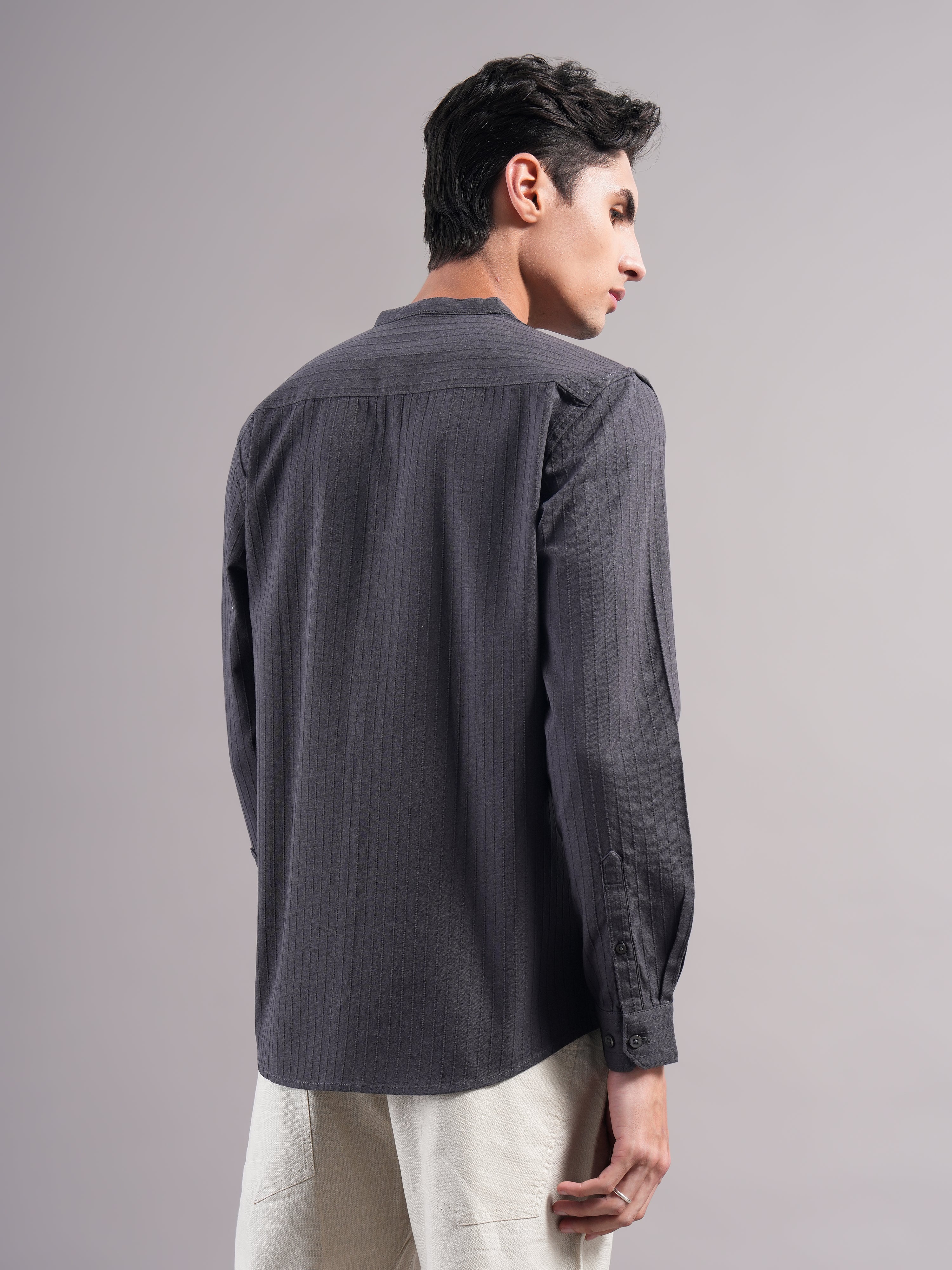 Men Smart Slim Fit Casual Shirt