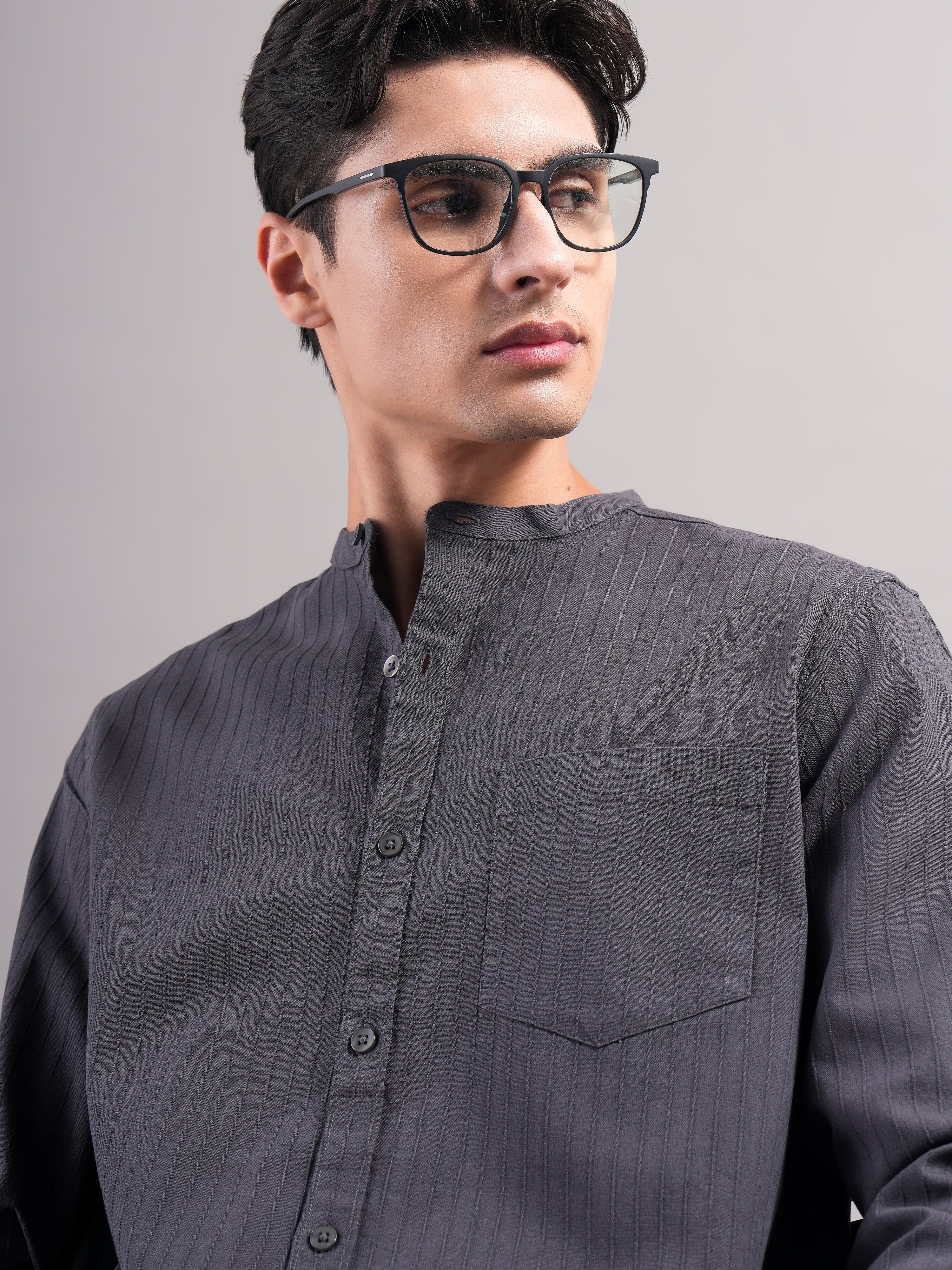 Men Smart Slim Fit Casual Shirt