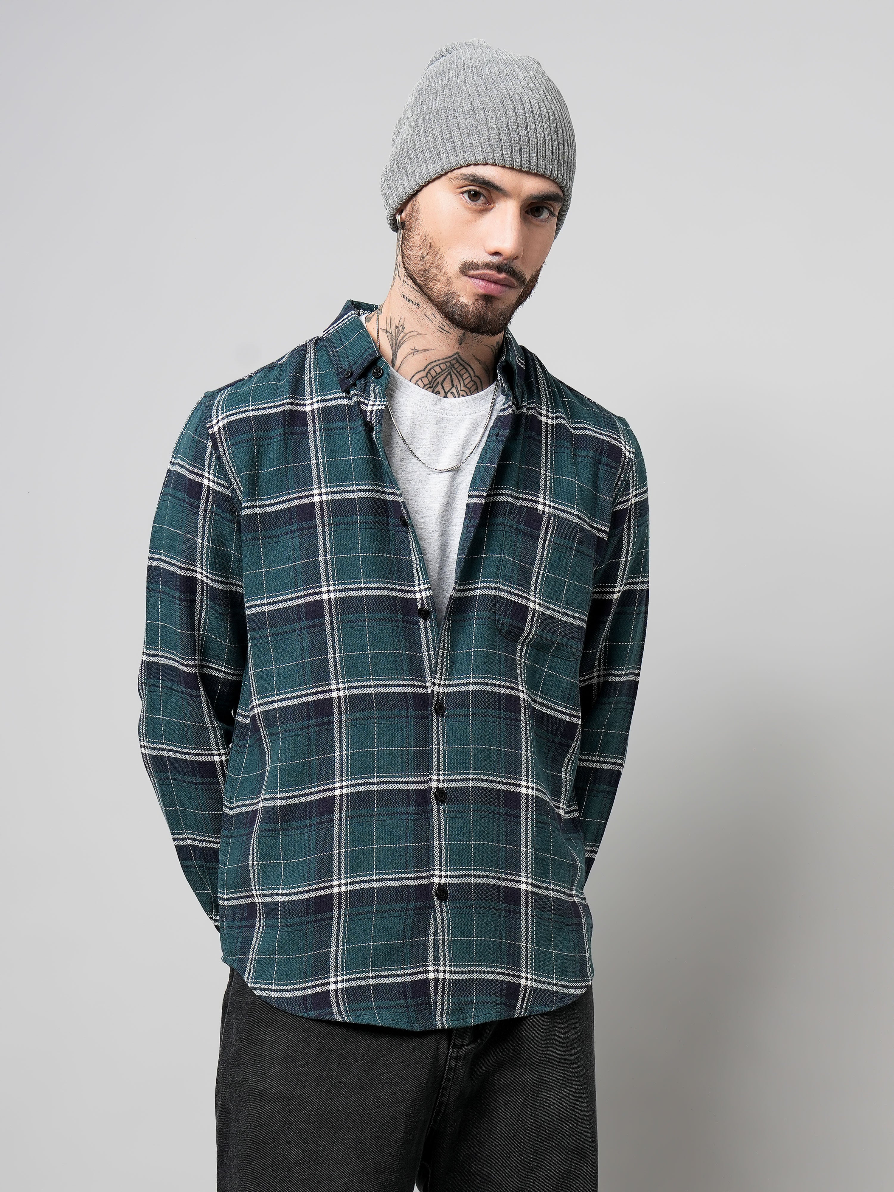 Men's Checks Shirt