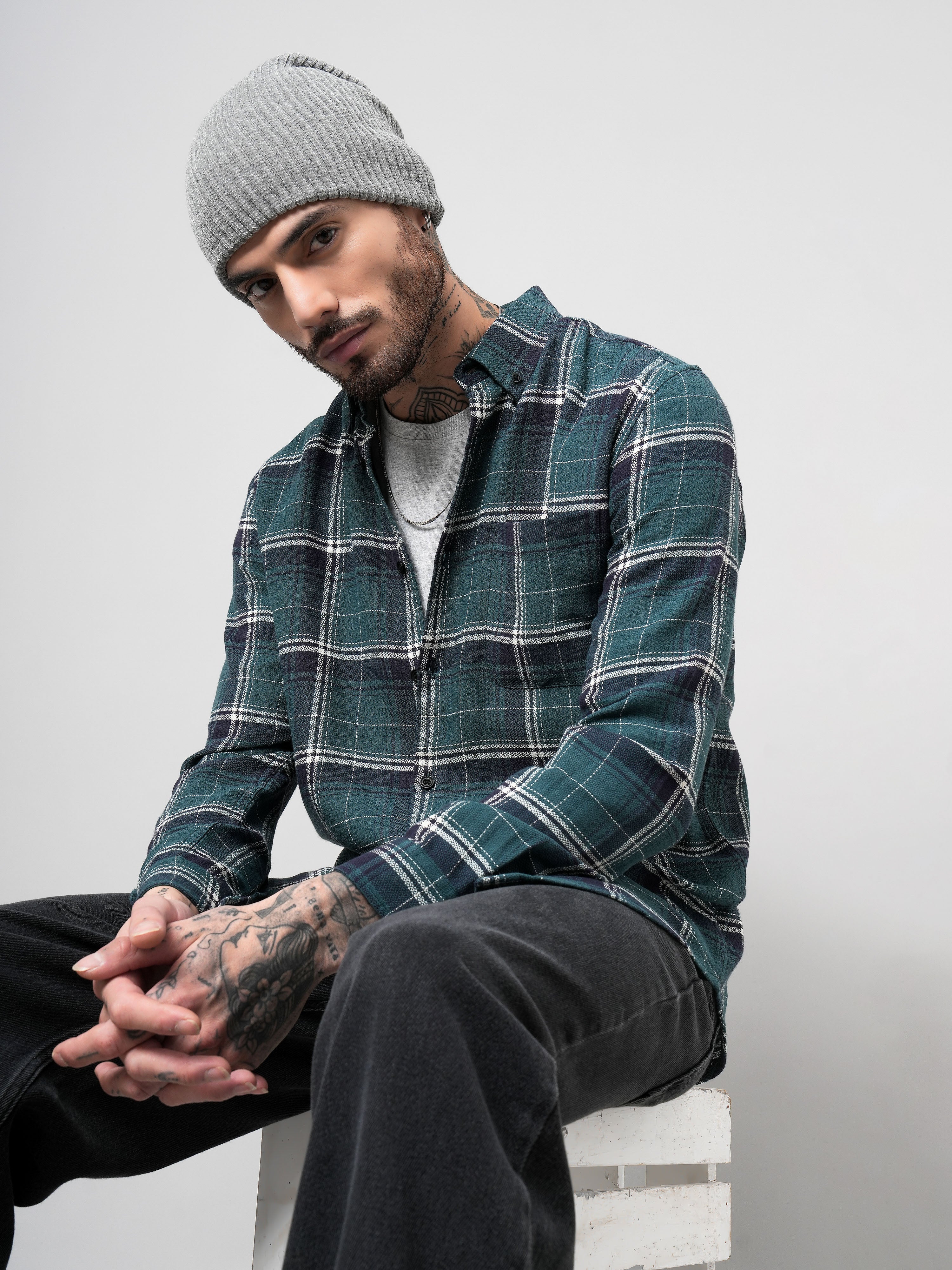 Men's Checks Shirt