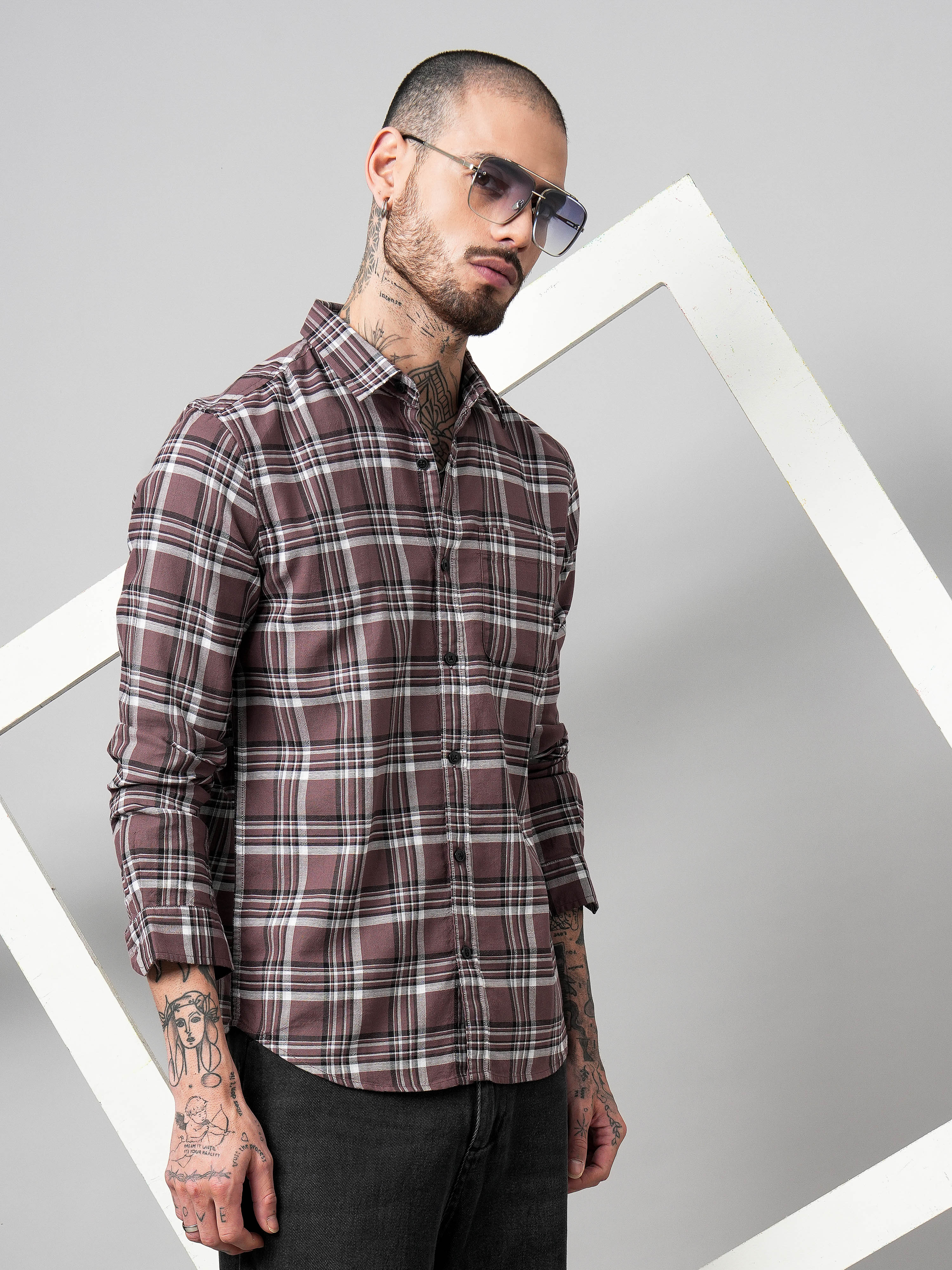 Men's Checks Shirt