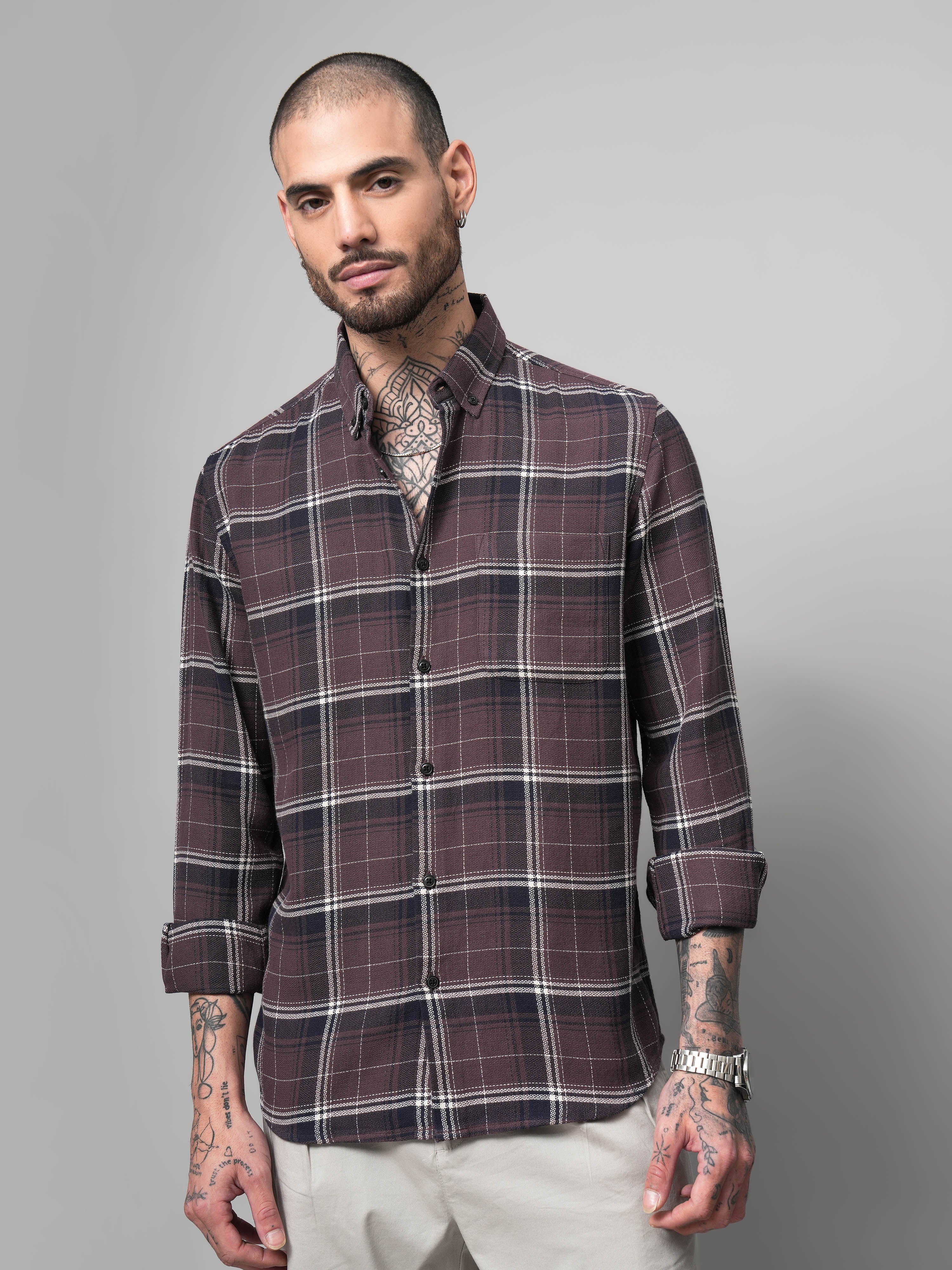 Men's Checks Shirt
