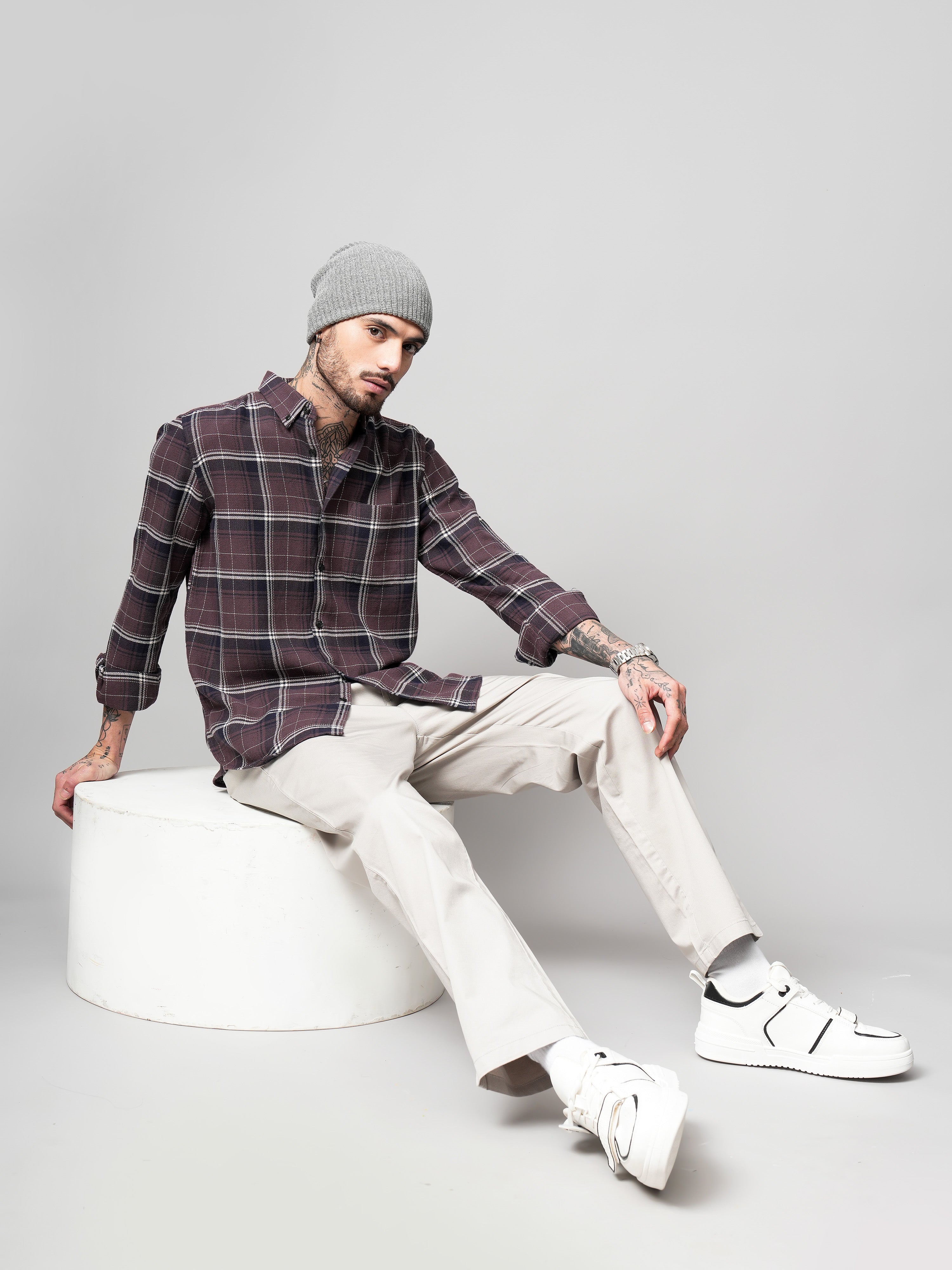 Men's Checks Shirt