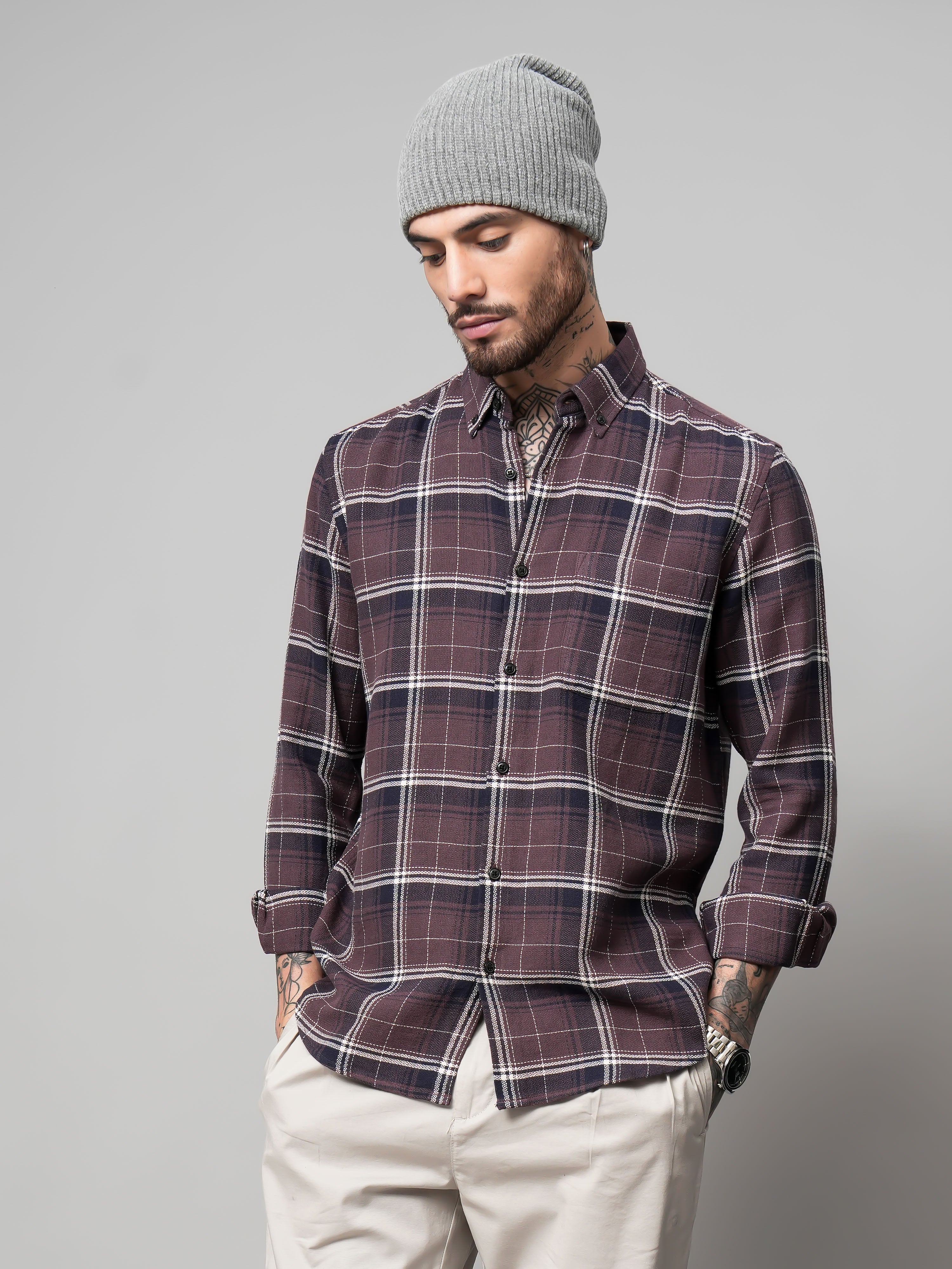 Men's Checks Shirt
