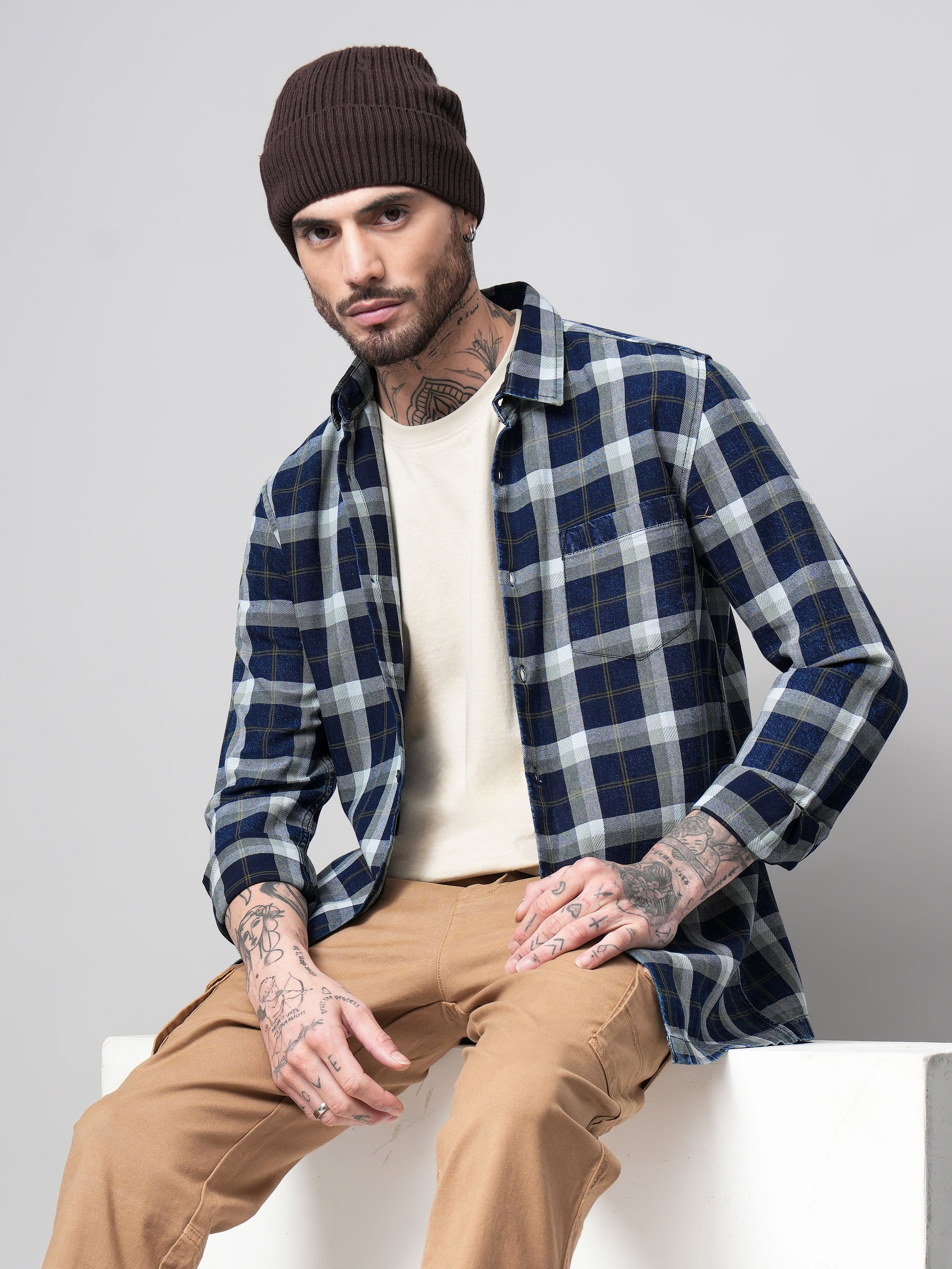Men's Checks Shirt