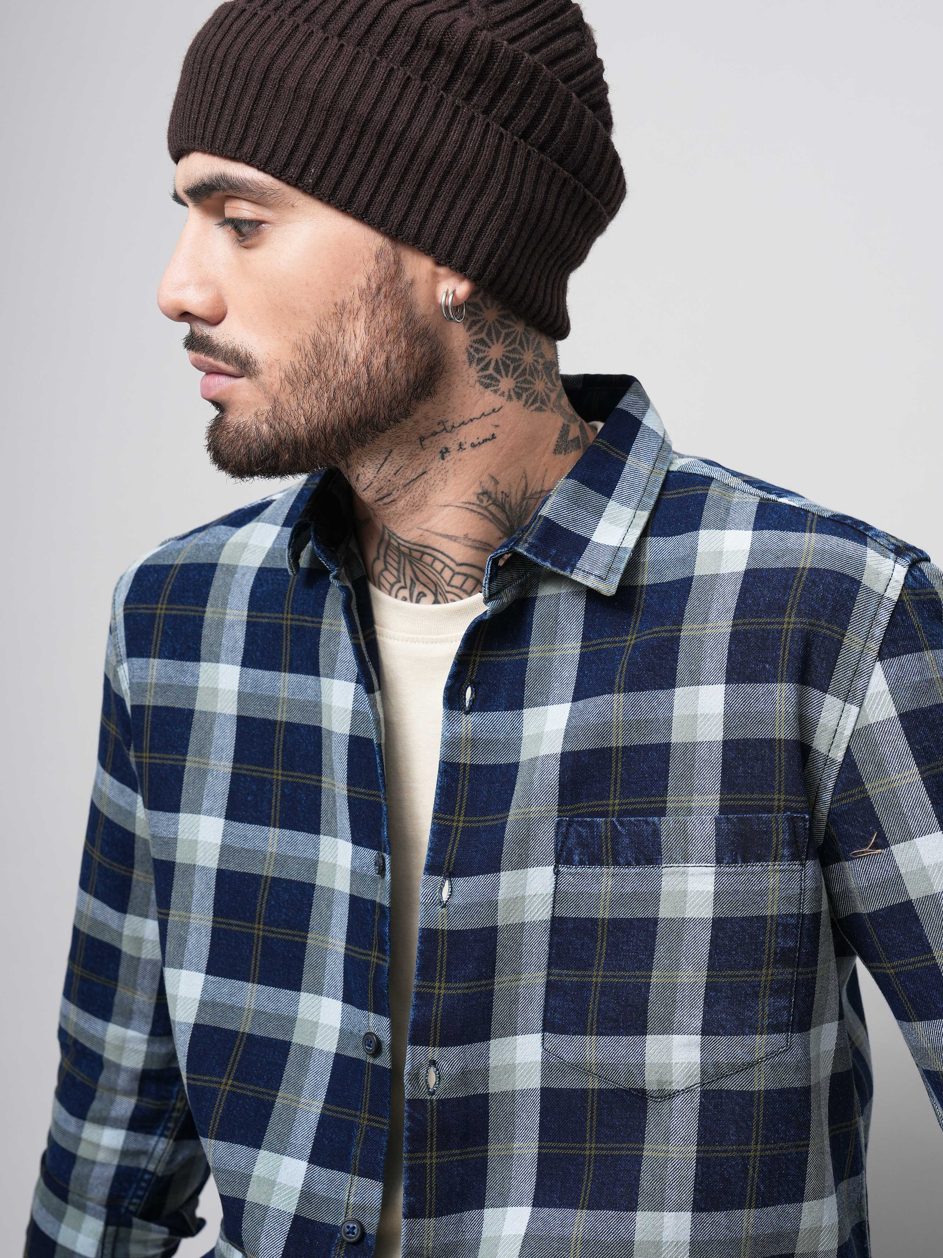 Men's Checks Shirt