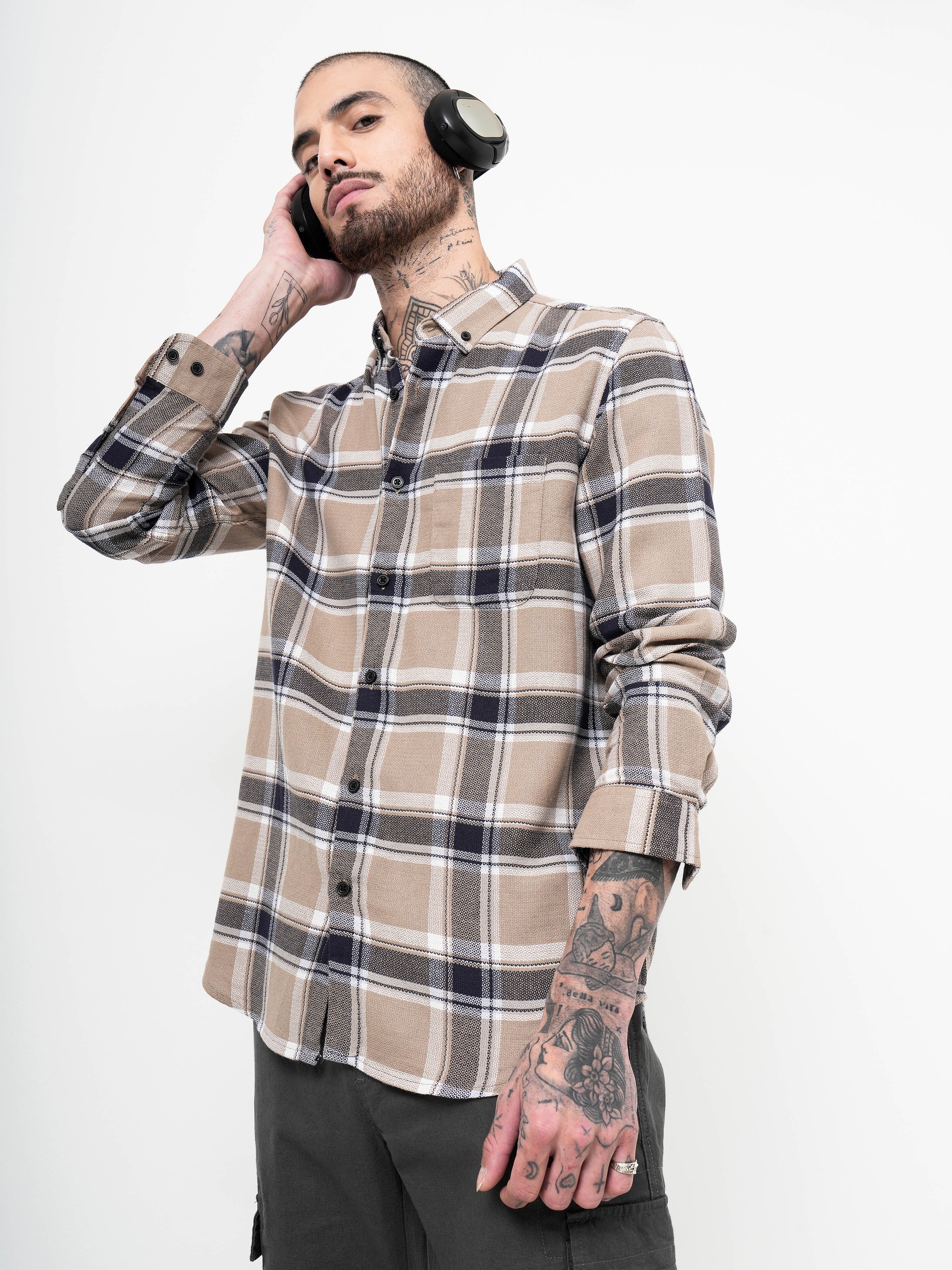 Men's Checks Shirt