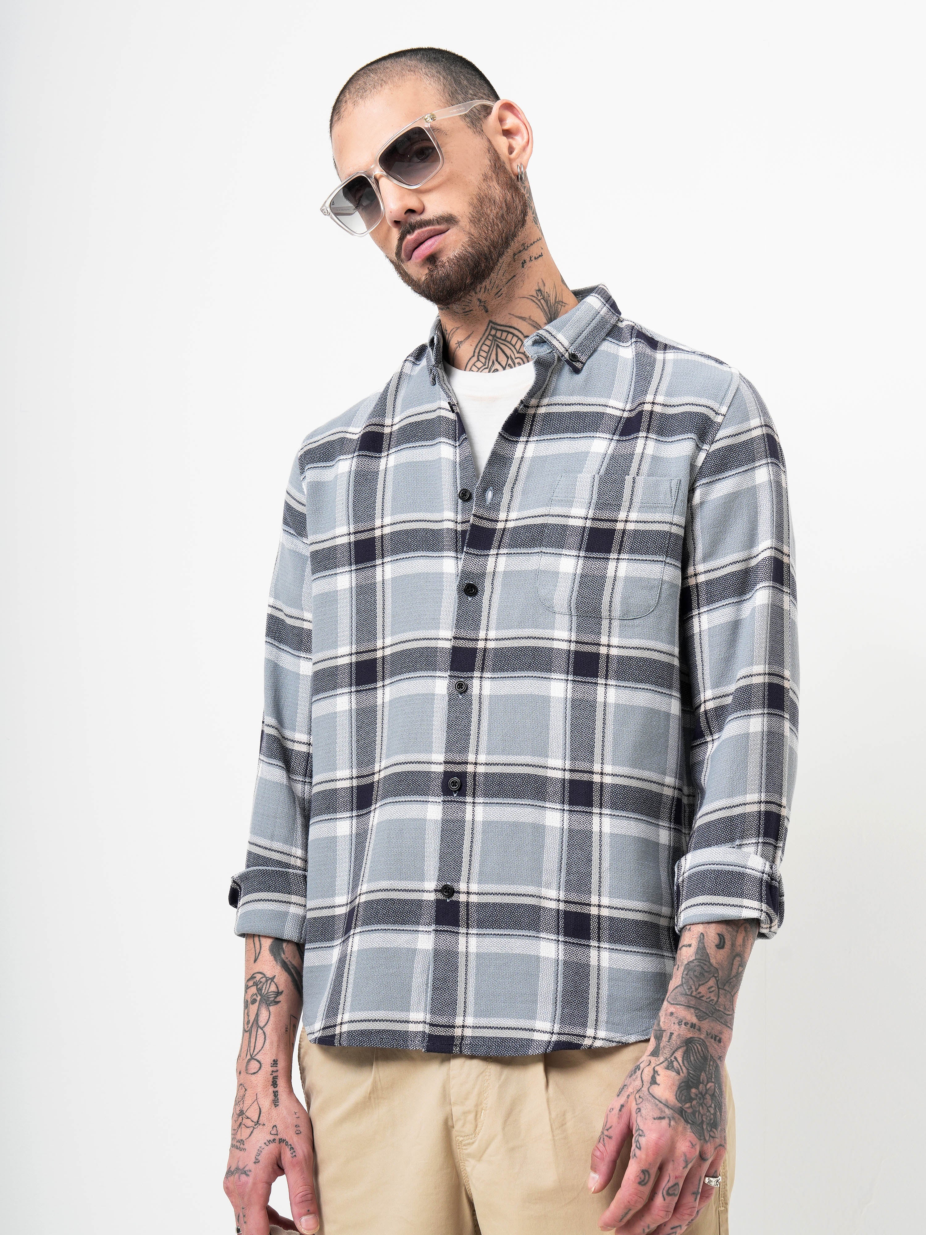 Men's Checks Shirt